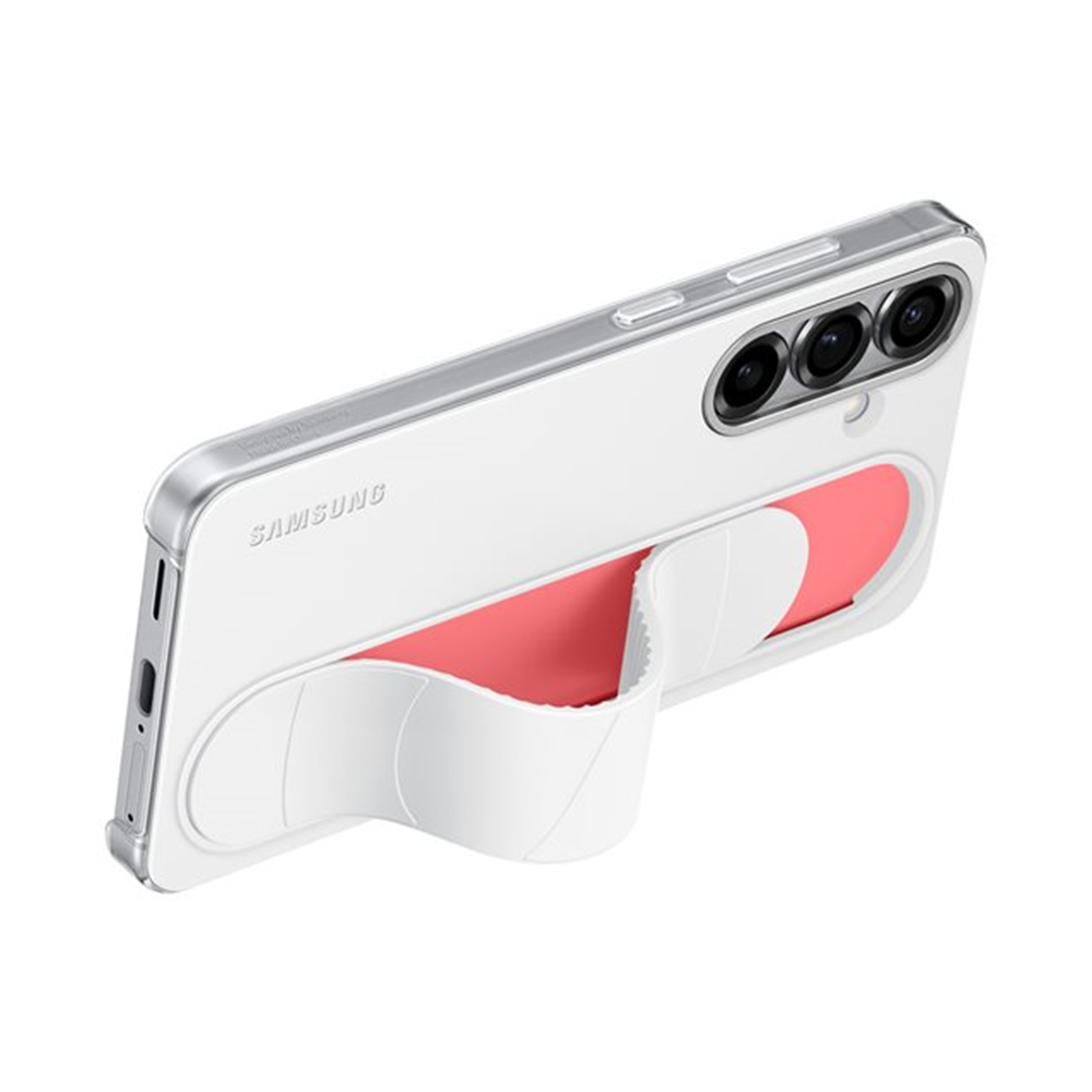 Samsung S25 Standing Grip White