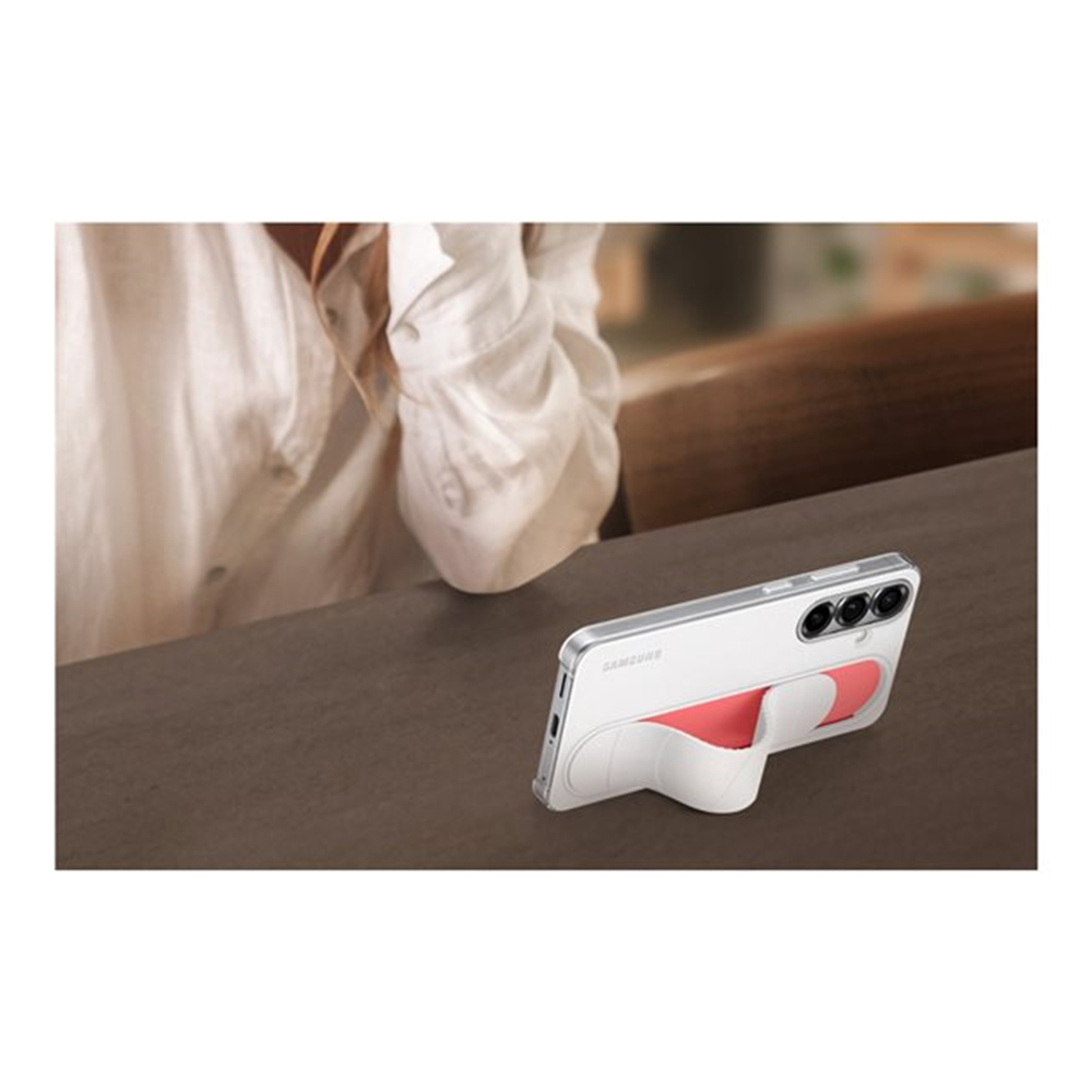 Samsung S25 Standing Grip White