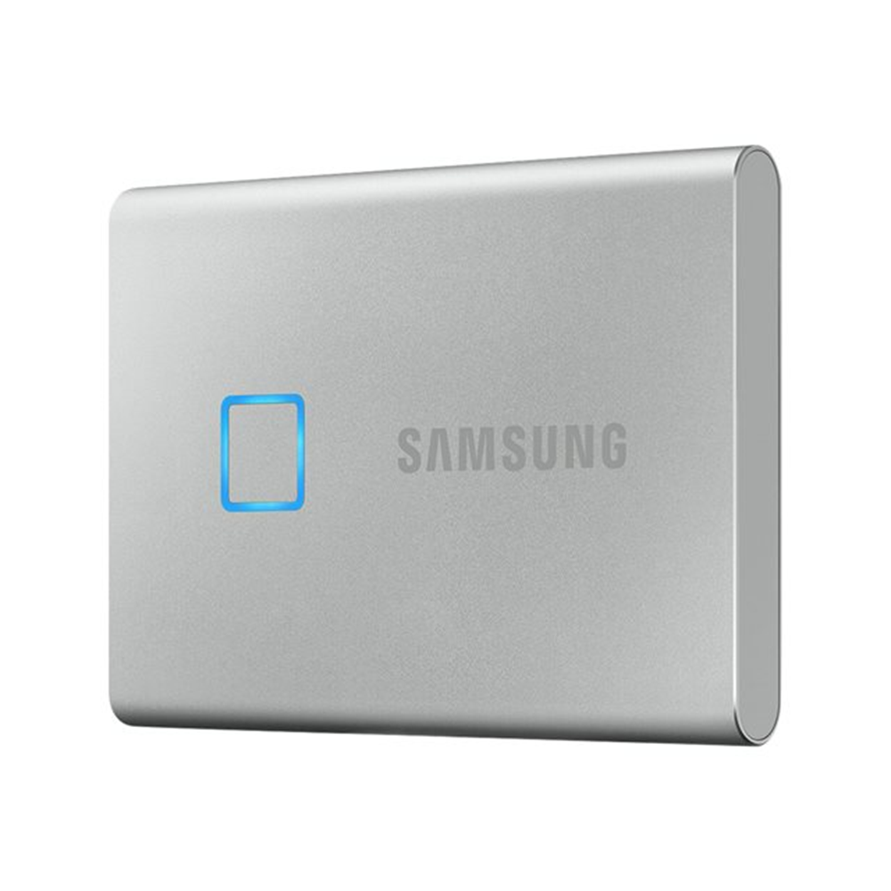 Samsung T7 Touch 500G Externe SSD zilver Samsung T7 Touch 500G Externe SSD zilver