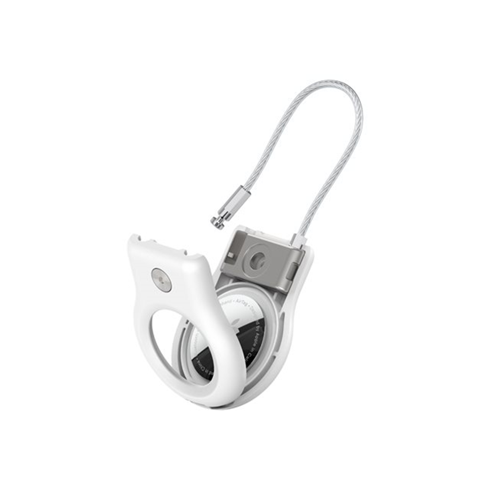 Secure Holder with Wire Cable for White