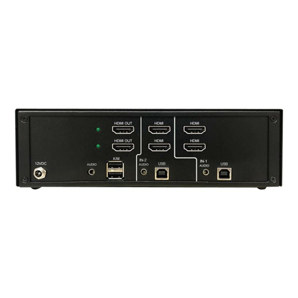 Secure KVM Switch 2-Port Dual Head HD