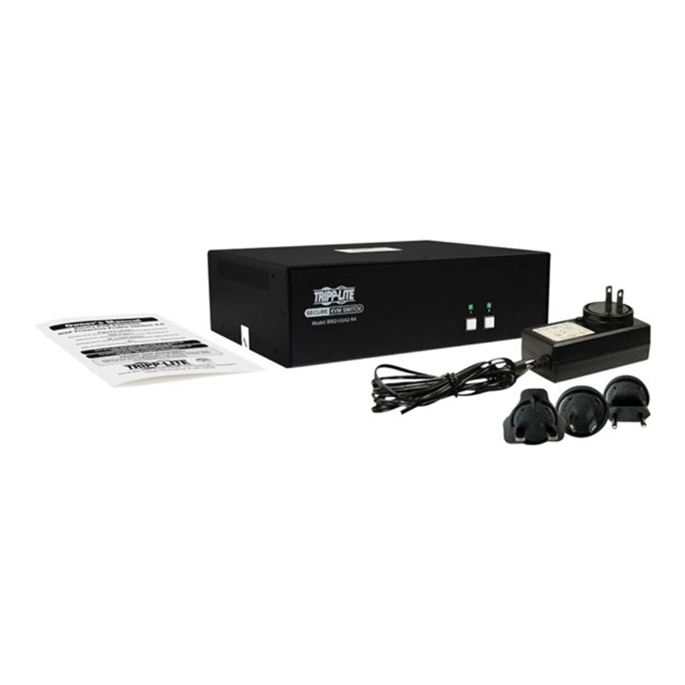 Secure KVM Switch 2-Port Dual Head HD