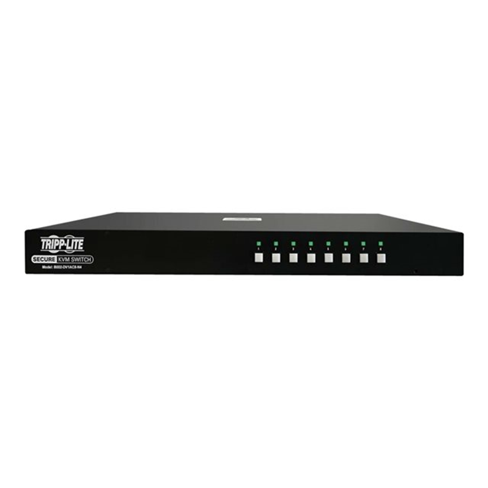 Secure KVM Switch 8-Port DVI + Audio NIAP PP3.0 Certified w/ CAC
