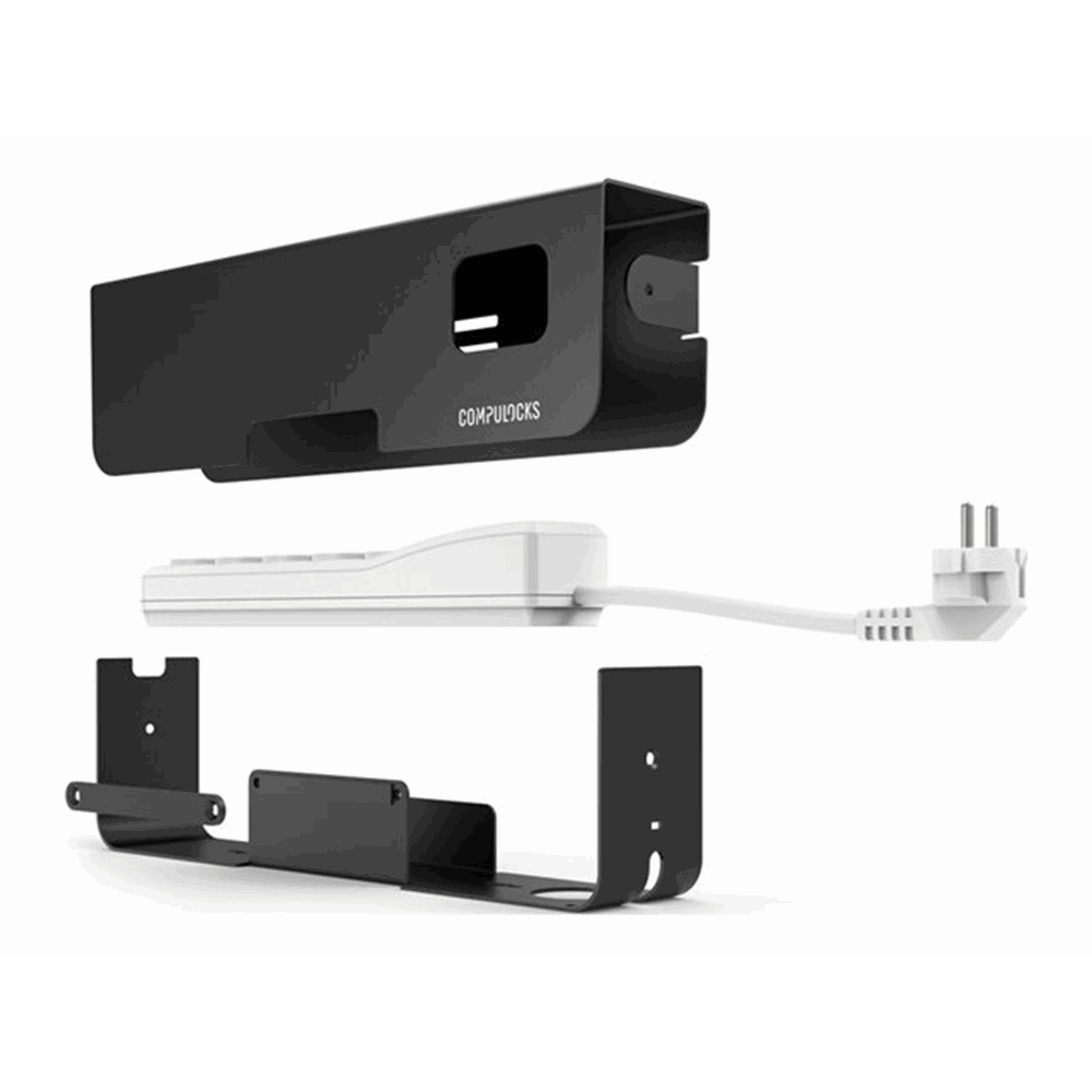 Security Power Strip EU 5 plugs Black