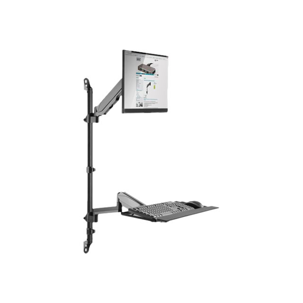 SINGLE SIT-STAND WORKSTATION WALL MOU SINGLE SIT-STAND WORKSTATION WALL MOU