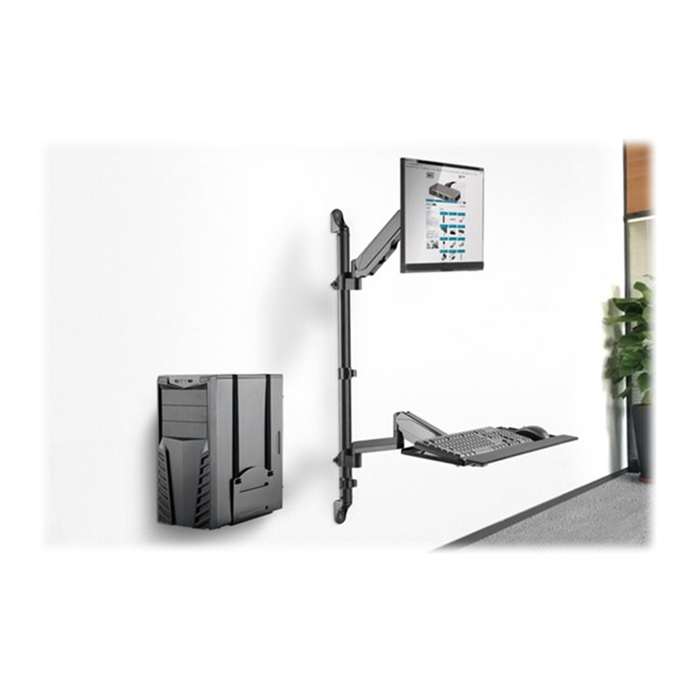 SINGLE SIT-STAND WORKSTATION WALL MOU SINGLE SIT-STAND WORKSTATION WALL MOU