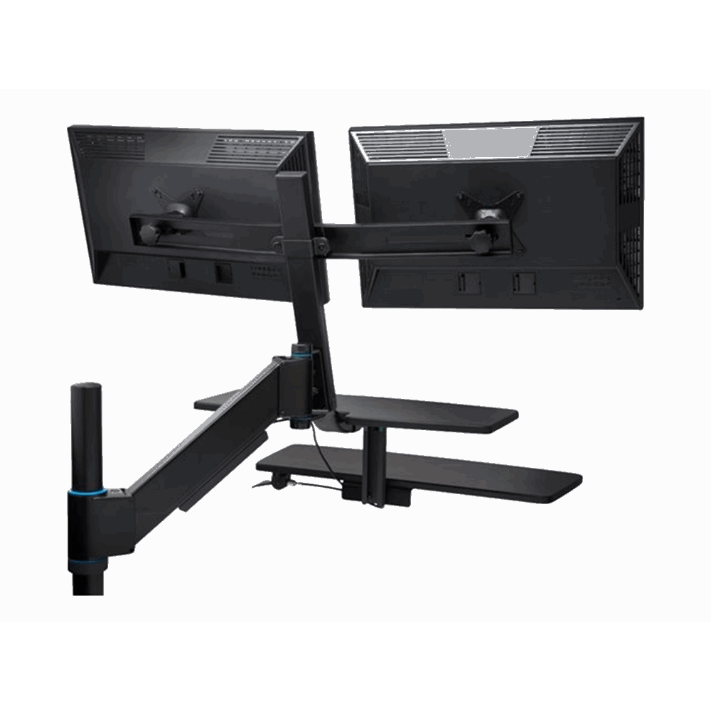 Sit Stand Workstation Dual Arm