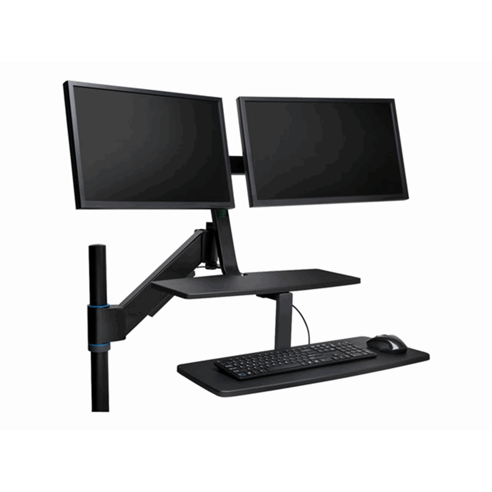 Sit Stand Workstation Dual Arm