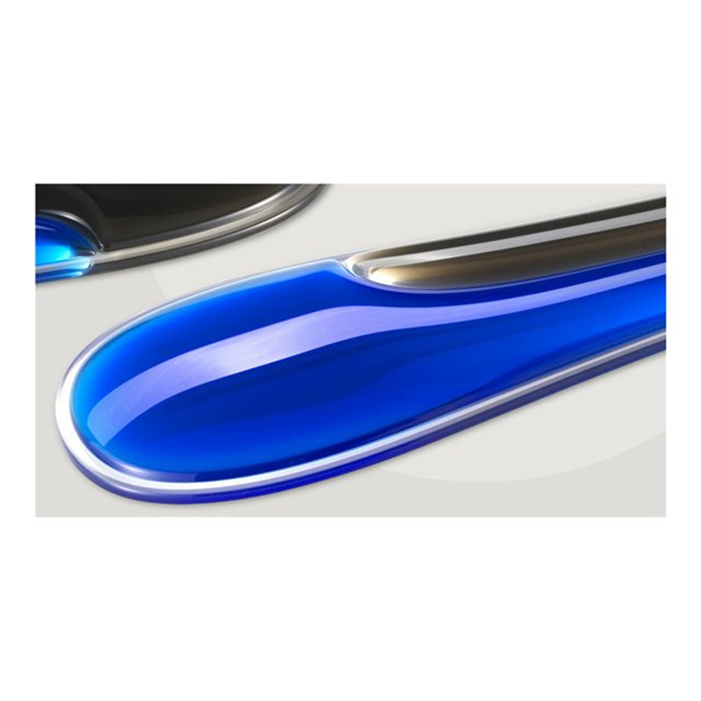 Slim Duo Gel Keyboard Wrist Rest - Blue