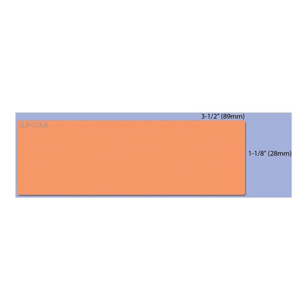 SLP-1OLB ORANGE LABEL 28X89MM