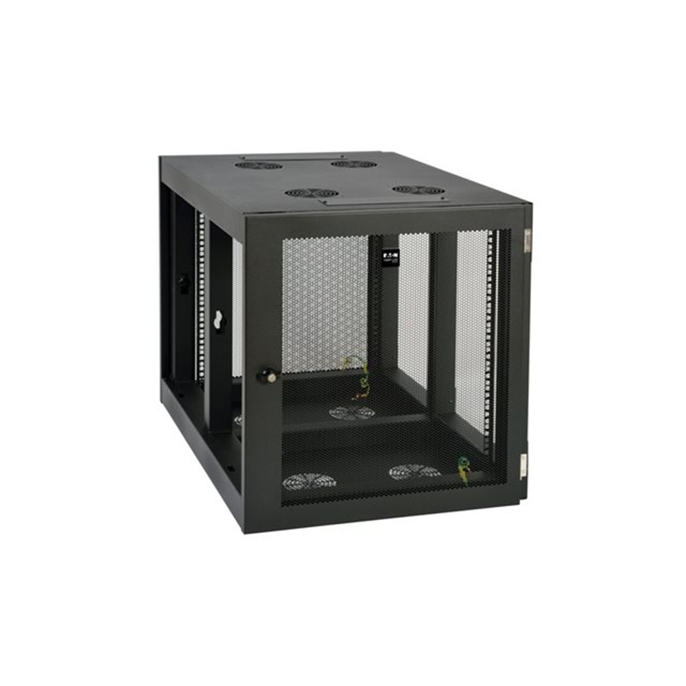 SmartRack 12U Heavy-Duty Low-Profile Server-Depth Side-Mount Wall-Mount Small Rack Enclosure