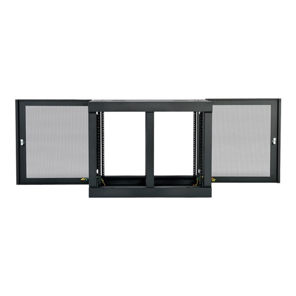 SmartRack 12U Heavy-Duty Low-Profile Server-Depth Side-Mount Wall-Mount Small Rack Enclosure