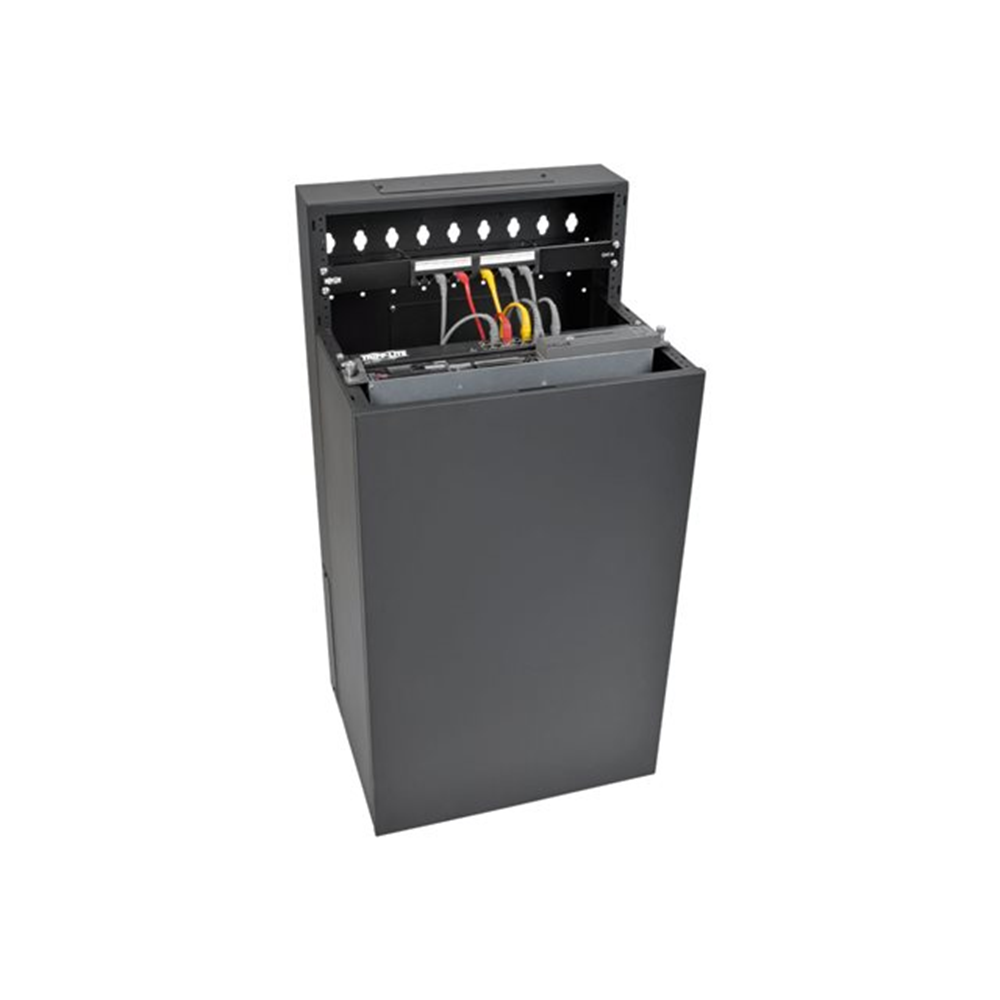 SmartRack 12U Low-Profile Vertical-Mount Wall-Mount Small Server Rack Enclosure