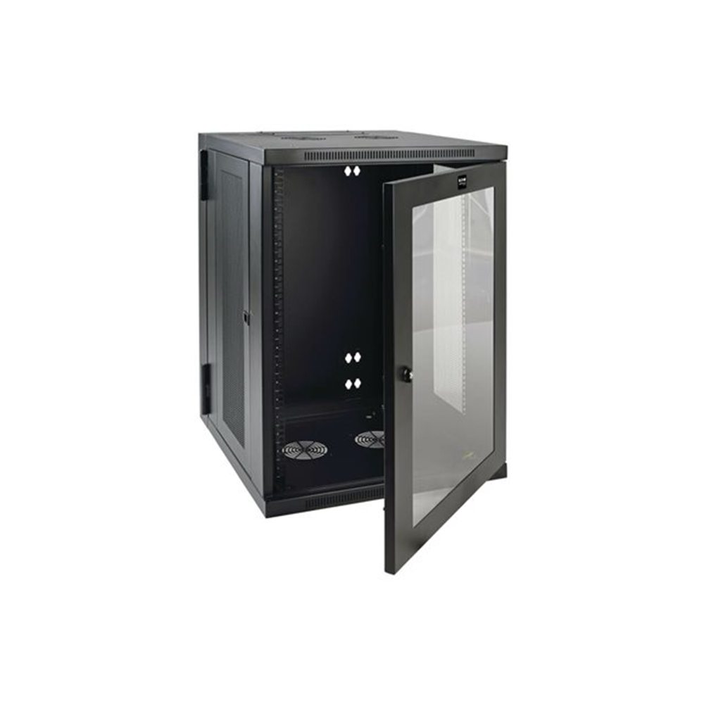 SmartRack 18U Low-Profile Switch-Depth Wall-Mount Half-Height Rack Enclosure Clear Acrylic Window Hinged Back SmartRack 18U Low-Profile Switch-Depth Wall-Mount Half-Height Rack Enclosure Clear Acrylic Window Hinged Back