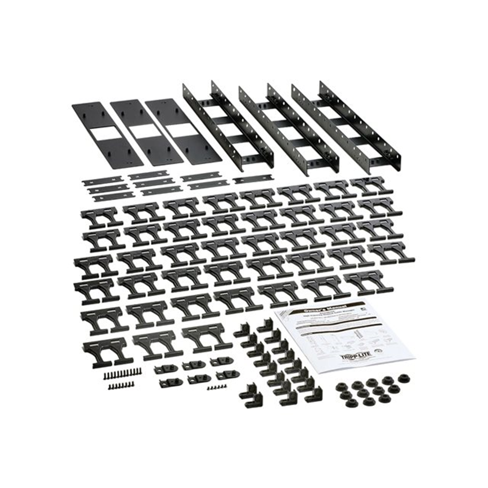 SmartRack 3-in. 7.62 cm Wide High Capacity Vertical Cable Manager Double fingerduct SmartRack 3-in. 7.62 cm Wide High Capacity Vertical Cable Manager Double fingerduct