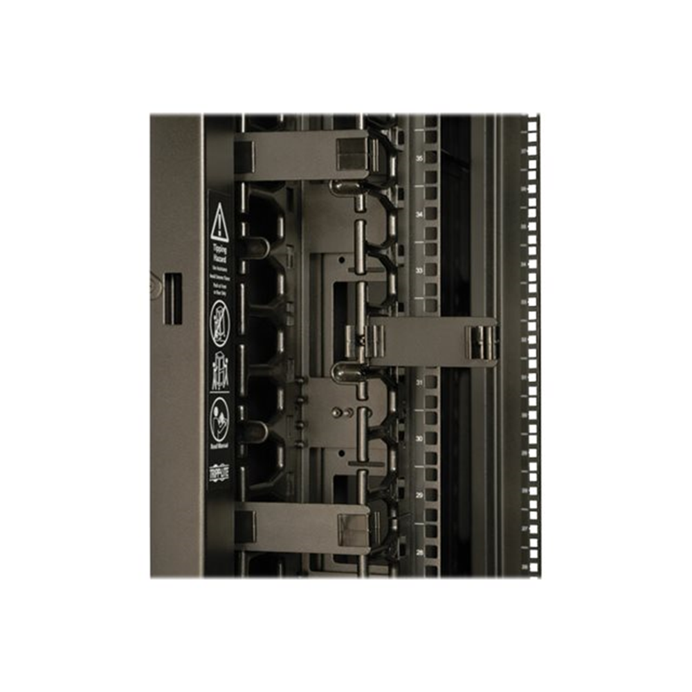 SmartRack 3-in. 7.62 cm Wide High Capacity Vertical Cable Manager Double fingerduct SmartRack 3-in. 7.62 cm Wide High Capacity Vertical Cable Manager Double fingerduct