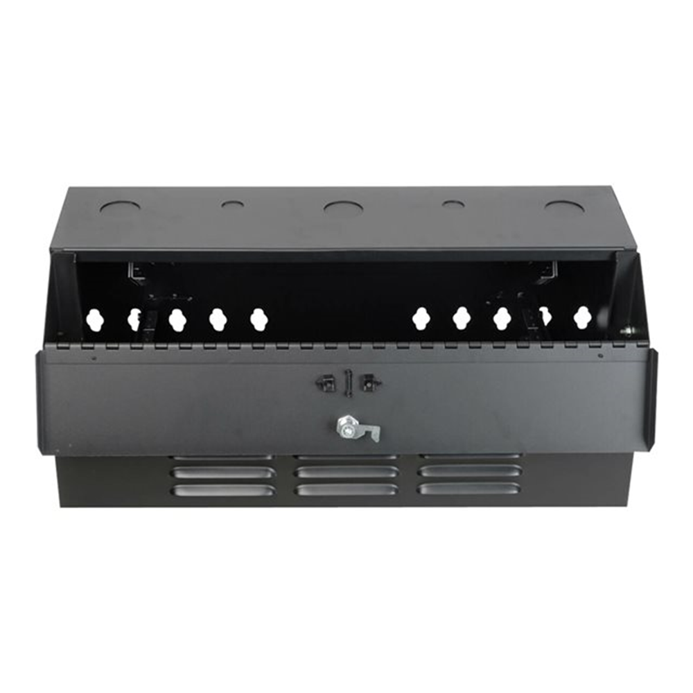 SmartRack 4U Low-Profile Vertical-MountSwitch-Depth Wall-Mount Rack Enclosure Cabinet
