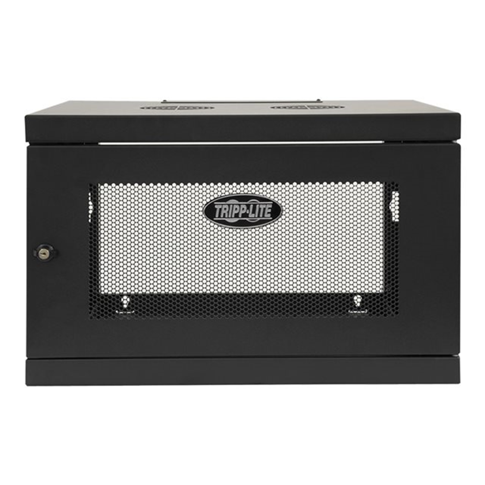 SmartRack 6U Low-Profile Switch-Depth Knock-Down Wall-Mount Mini Rack Enclosure