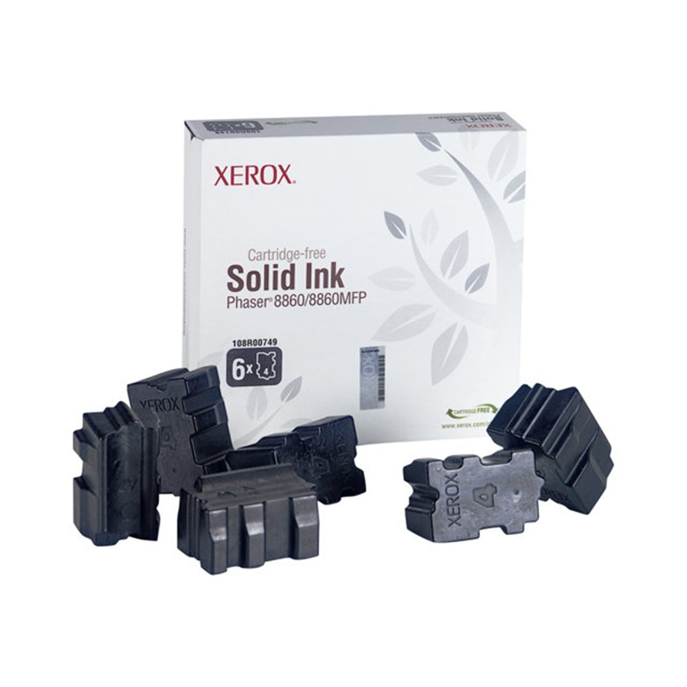 Solid Ink/Black f Ph 8860/8860MFP 6pk