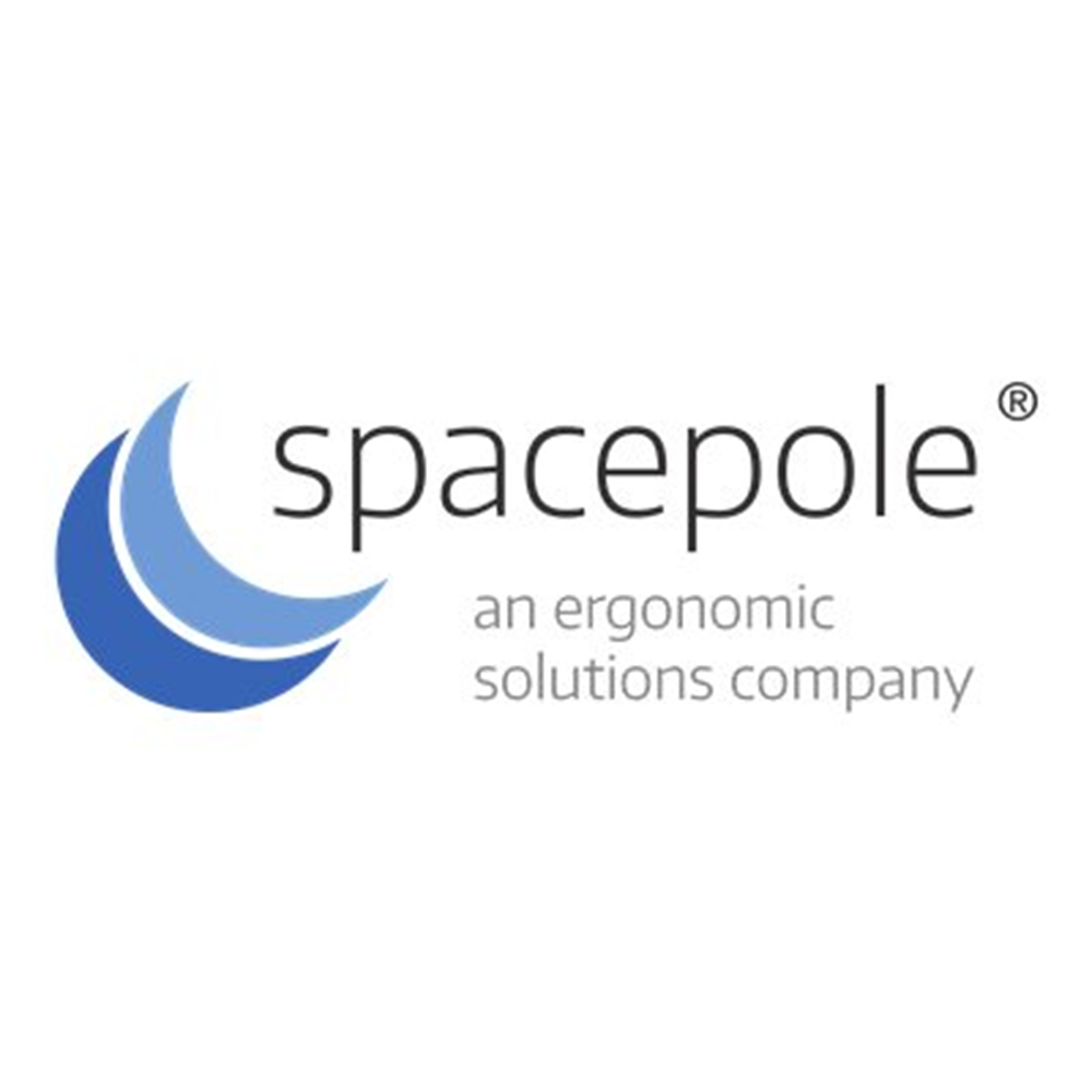 SpacePole Essentials haakje - voor LCD-scherm - zwart