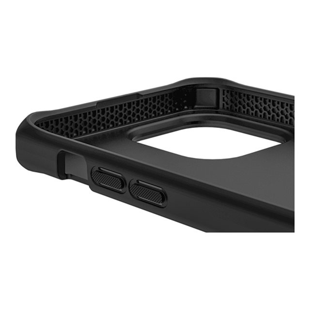 SPECTRUM_R Case for iPhone 15 - iPhone 14 - Solid Black Mat - Soft bag