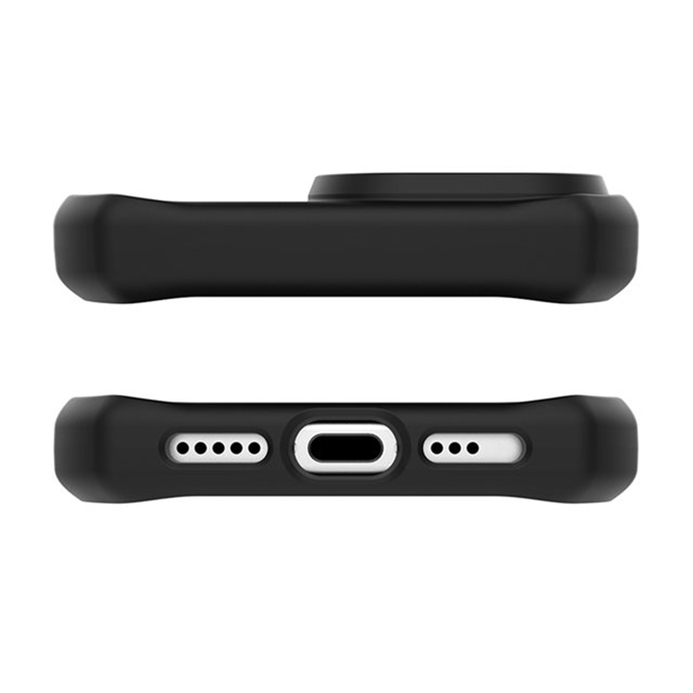 SPECTRUM_R Case for iPhone 17 - Solid Black Mat - Soft bag