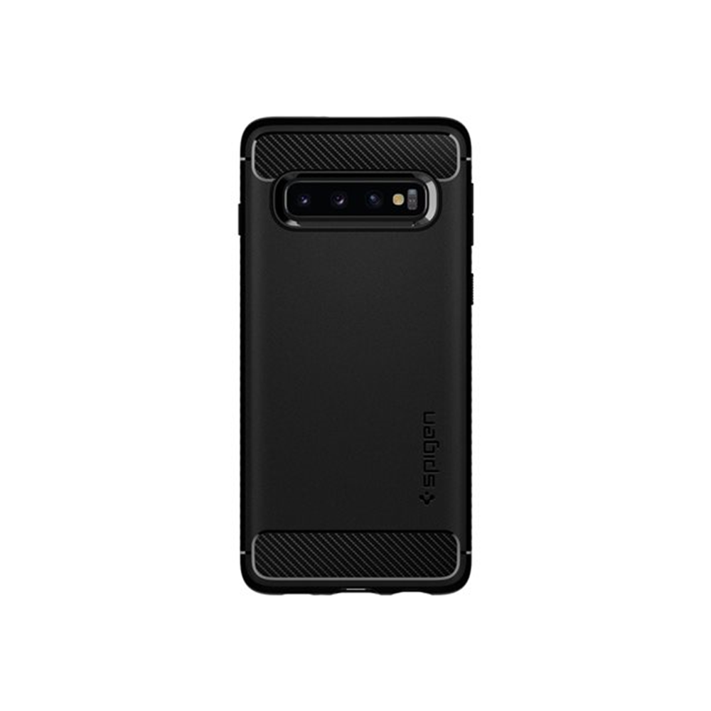 Spigen Galaxy S10 Rugged Armor Matte Bla