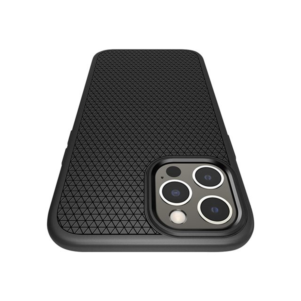 Spigen iPh 12 Pro Max Liquid Air Mat Bla