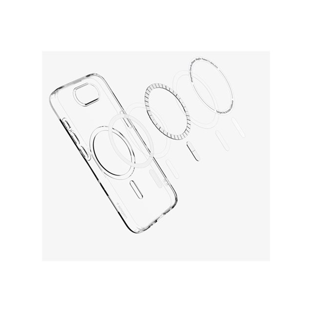 Spigen iPh SE(2025) Liq Cryst MF Clr Wh