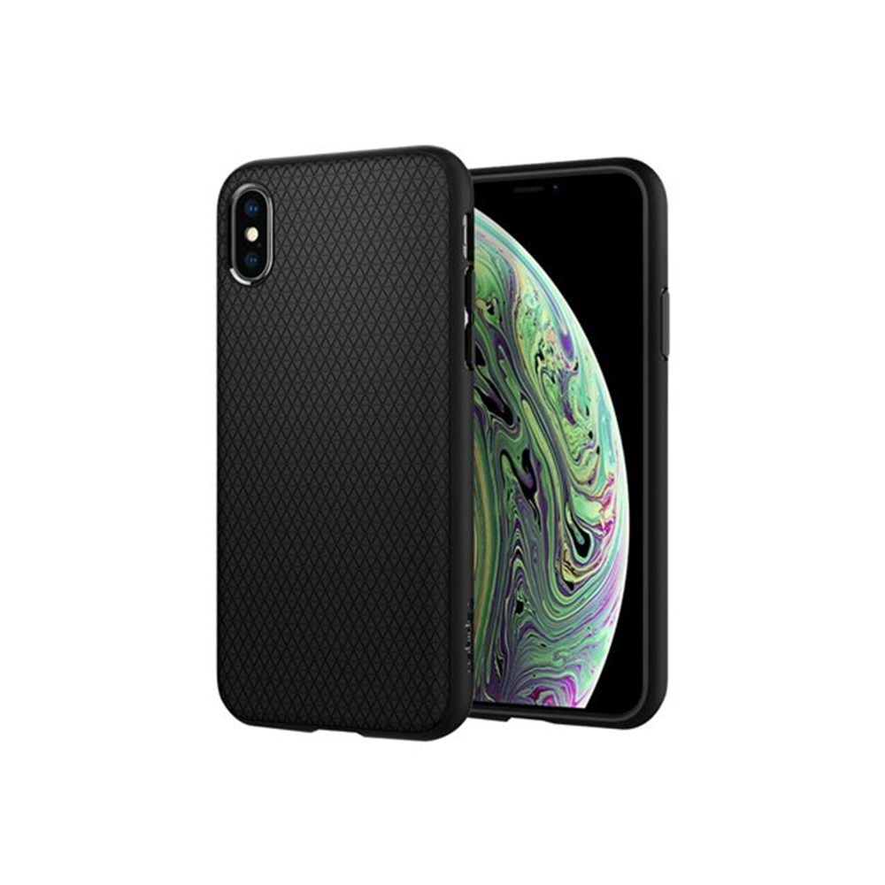 Spigen iPhone Xs Liquid Air Matte Black