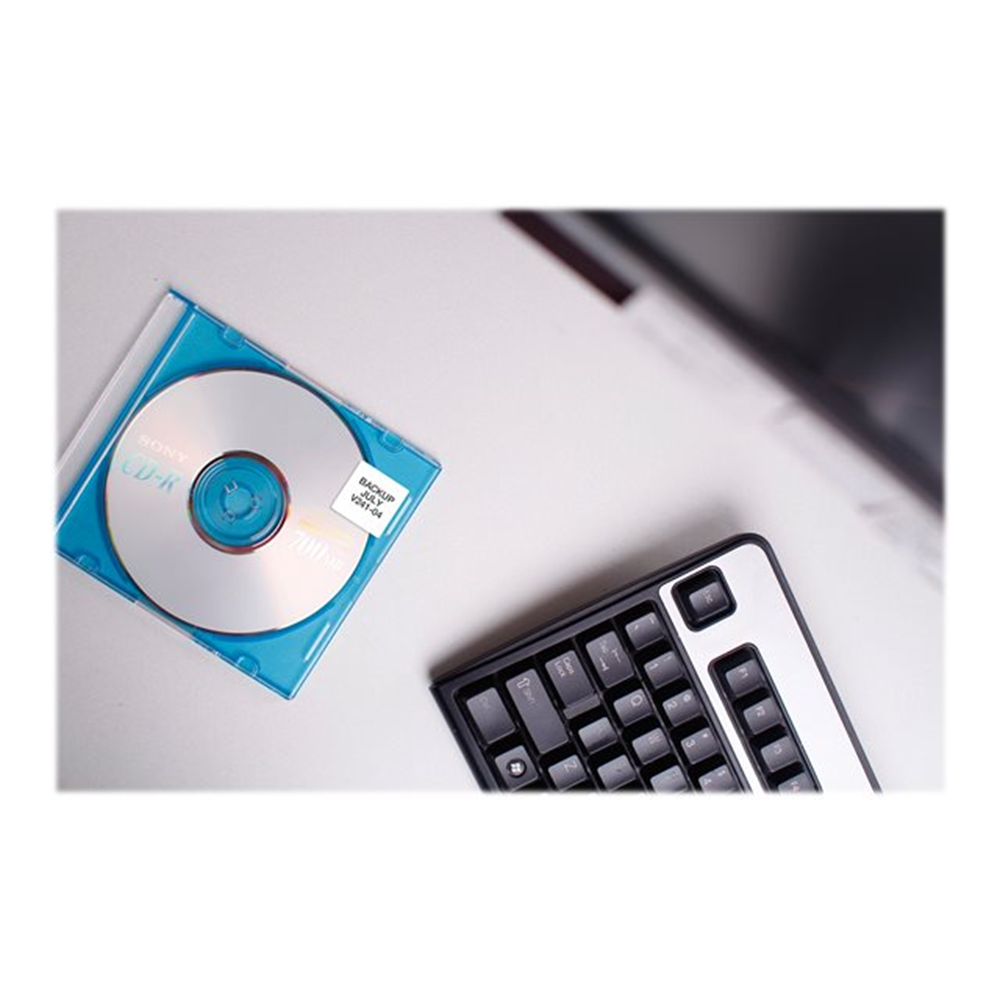 SQUARE MULTIPURPOSE LABELS 25*25MM (1X750)