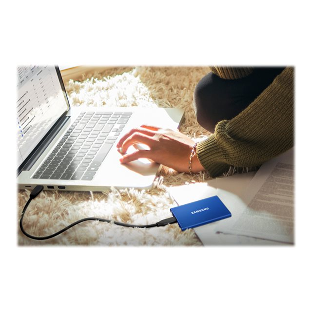 SSD Portable T7 1TB USB 3.2 Gen.2 Blauw(10Gbps)