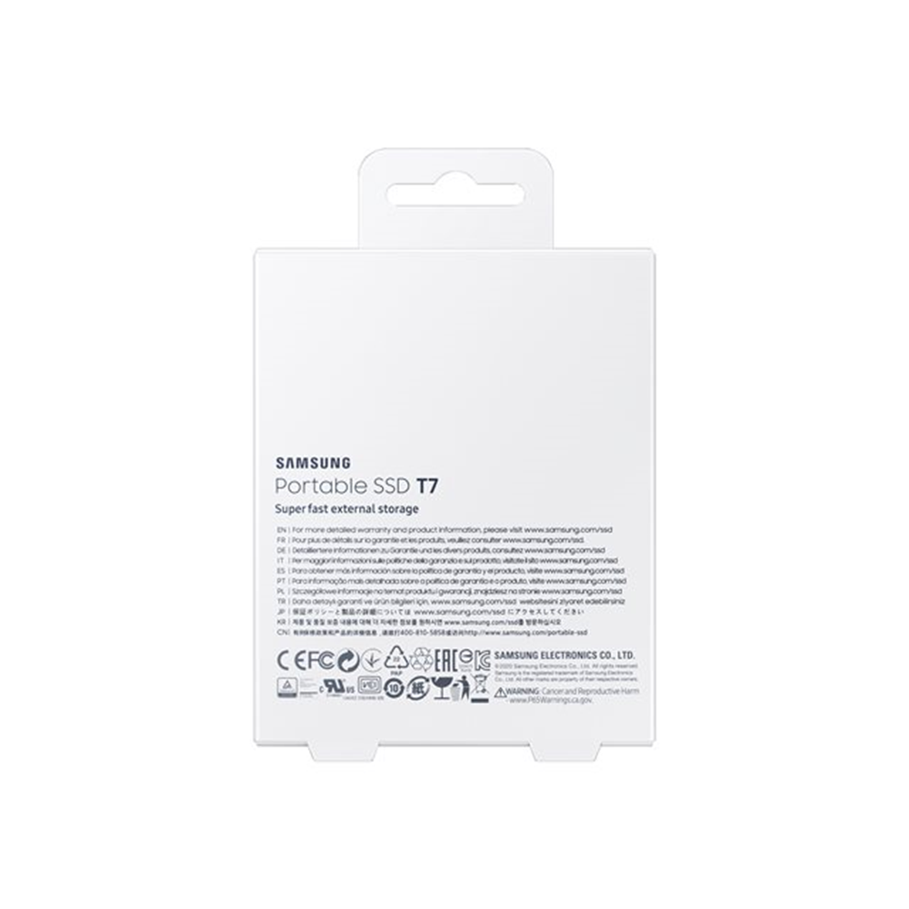 SSD Portable T7 1TB USB 3.2 Gen.2 Blauw(10Gbps)