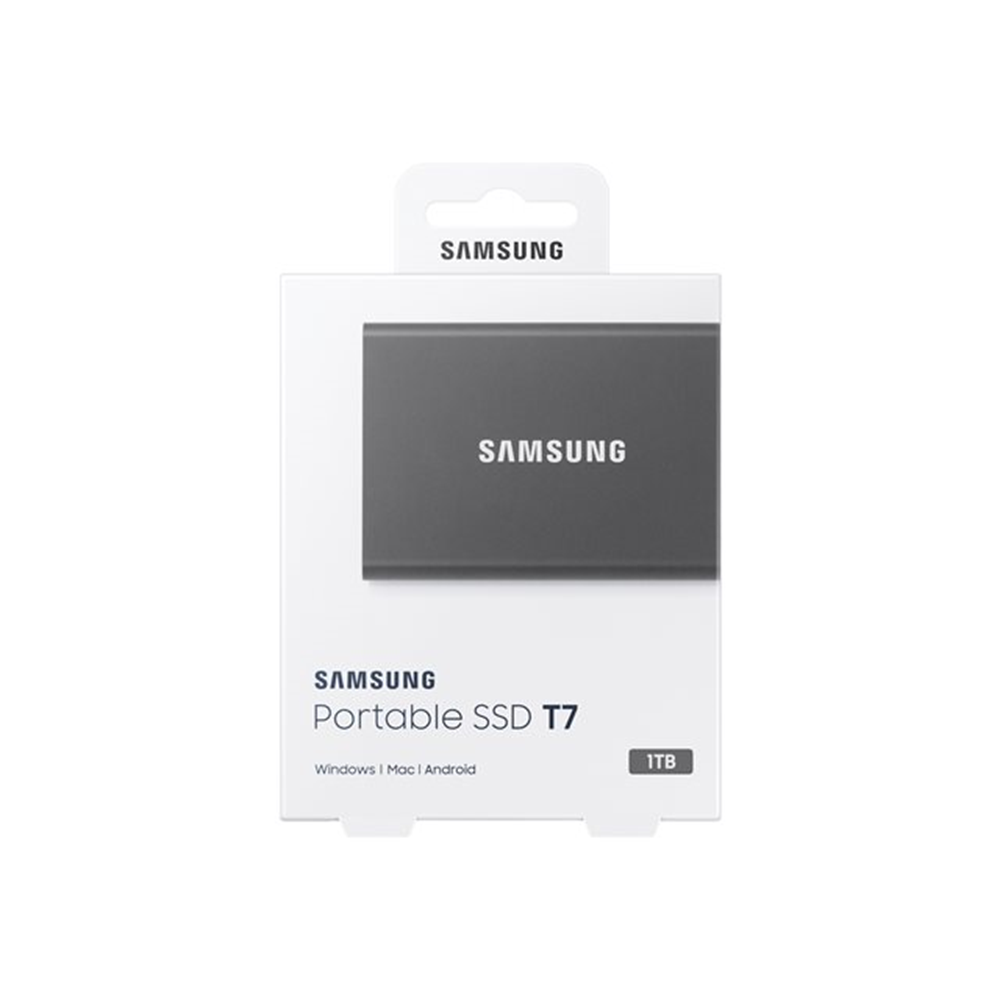 SSD Portable T7 1TB USB 3.2 Gen.2 Grijs(10Gbps)