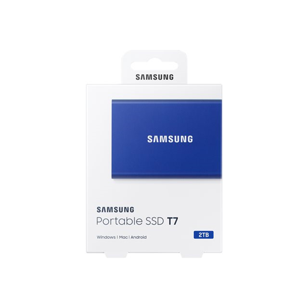 SSD Portable T7 2TB USB 3.2 Gen.2 Blauw(10Gbps      )