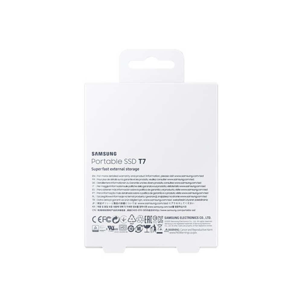 SSD Portable T7 2TB USB 3.2 Gen.2 Blauw(10Gbps      )