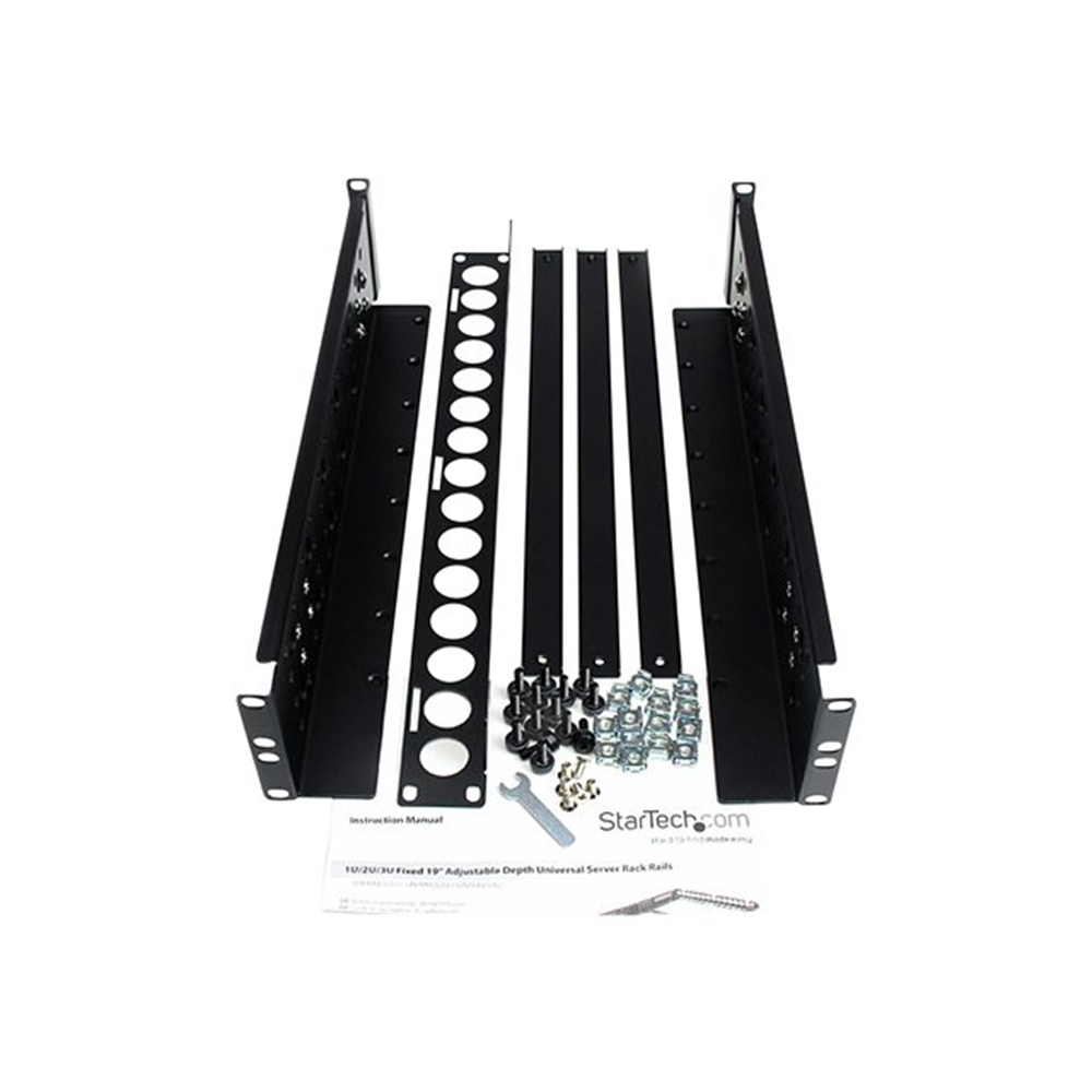 Staffe Universali regolabili Rack 19" 2U