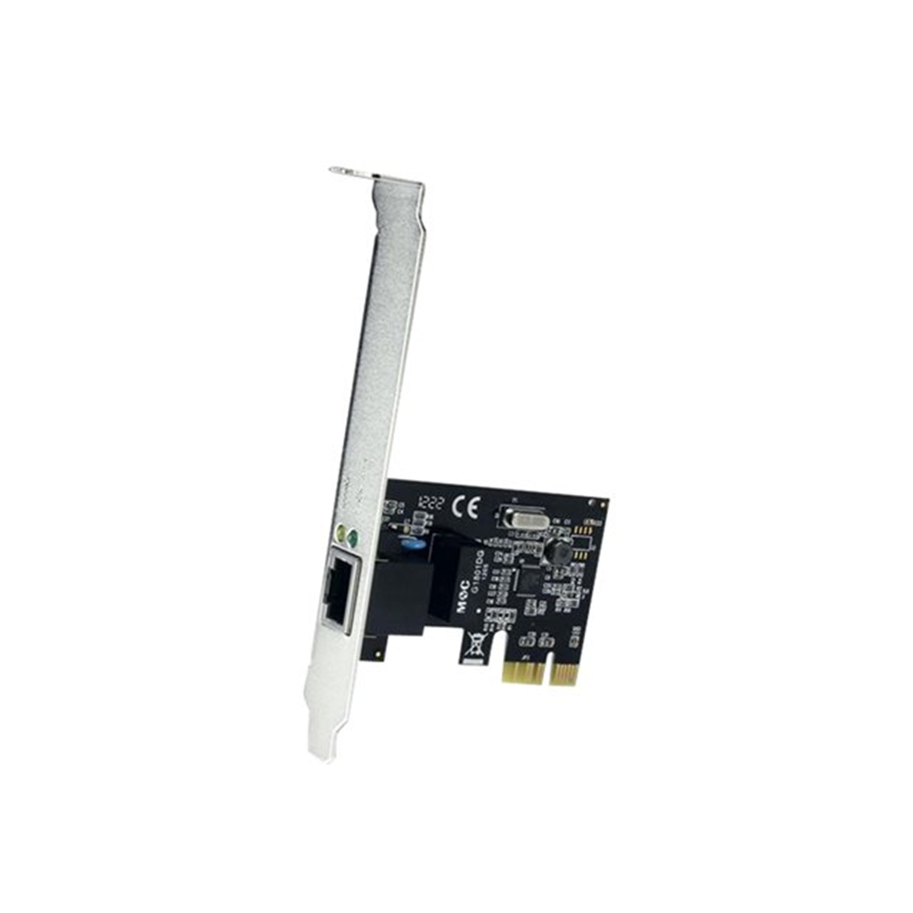 StarTech.com 1-poort PCI Express PCIe gigabit netwerkserver NIC-kaart - dubbelprofiel StarTech.com 1-poort PCI Express PCIe gigabit netwerkserver NIC-kaart - dubbelprofiel
