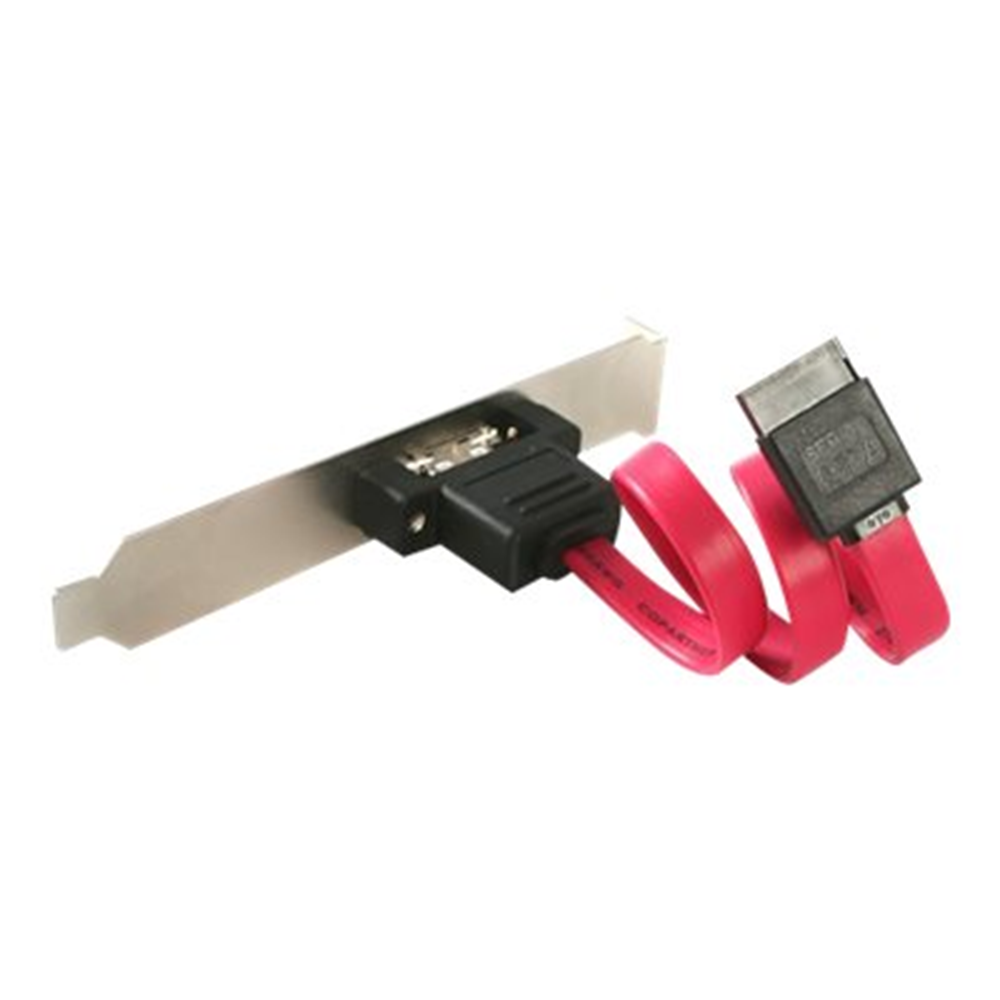 StarTech.com 1 poorts SATA naar eSATA slotplaatje - 7 pin seriële ATA - 30 cm
