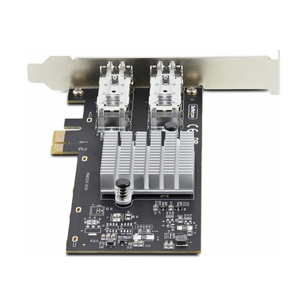 StarTech.com 2-Port GbE SFP Network Card, PCIe 2.0 x1, Intel I350-AM2 2x 1GbE Controller, 1000BASE Copper/Fiber Optic, Dual-Port Gigabit Ethernet NIC, Desktop/Server Backplanes - Windows and Linux Compatible (P021GI-NETWORK-CARD)