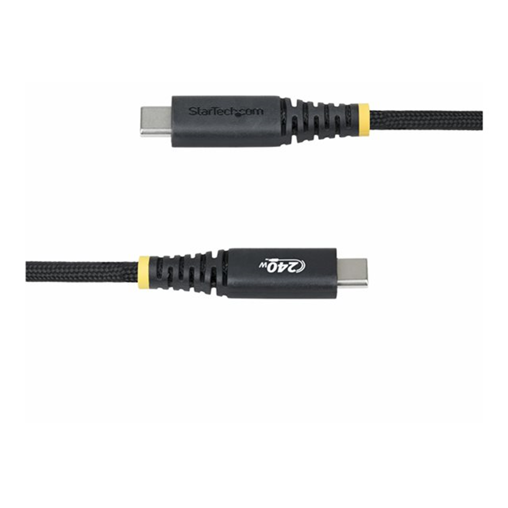 StarTech.com 2m USB-C Charging Cable, 240W, Silicone Jacket w/Braid StarTech.com 2m USB-C Charging Cable, 240W, Silicone Jacket w/Braid