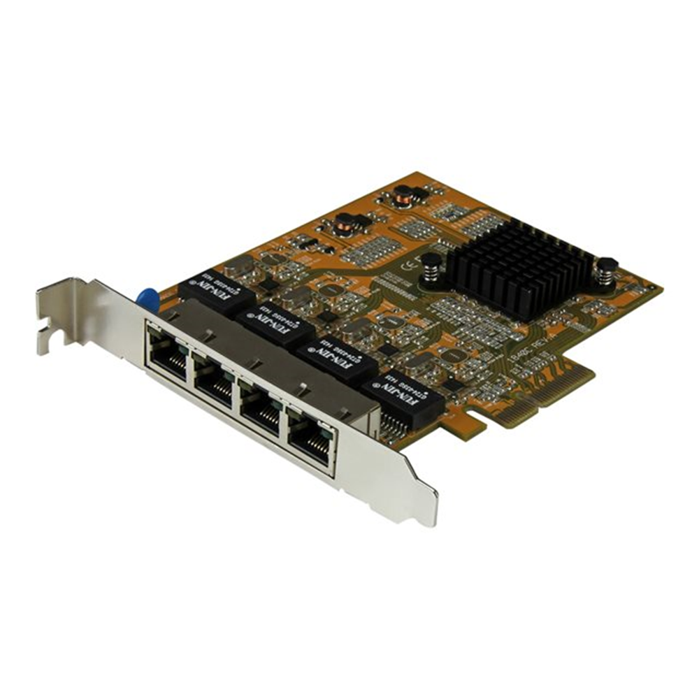 StarTech.com 4-Poort PCI Express gigabit netwerk adapter kaart - Quad Port PCIe Gigabit NIC