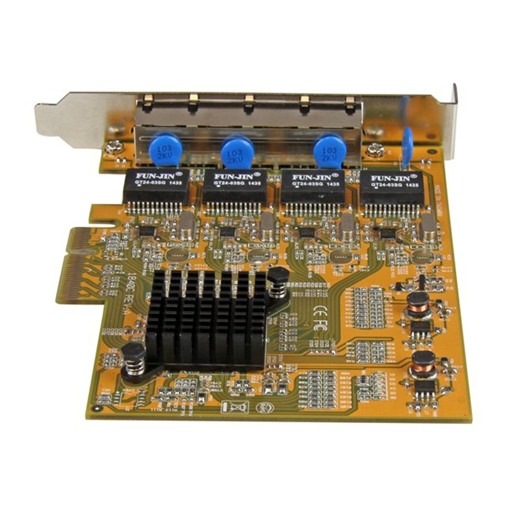 StarTech.com 4-Poort PCI Express gigabit netwerk adapter kaart - Quad Port PCIe Gigabit NIC