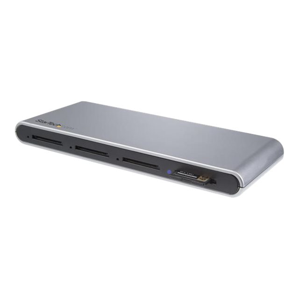 StarTech.com 4-poorts USB-C SD kaart lezer - USB 3.1 (10Gbps) - SD 4.0, UHS-II card reader - USB C naar SD geheugenkaart lezer
