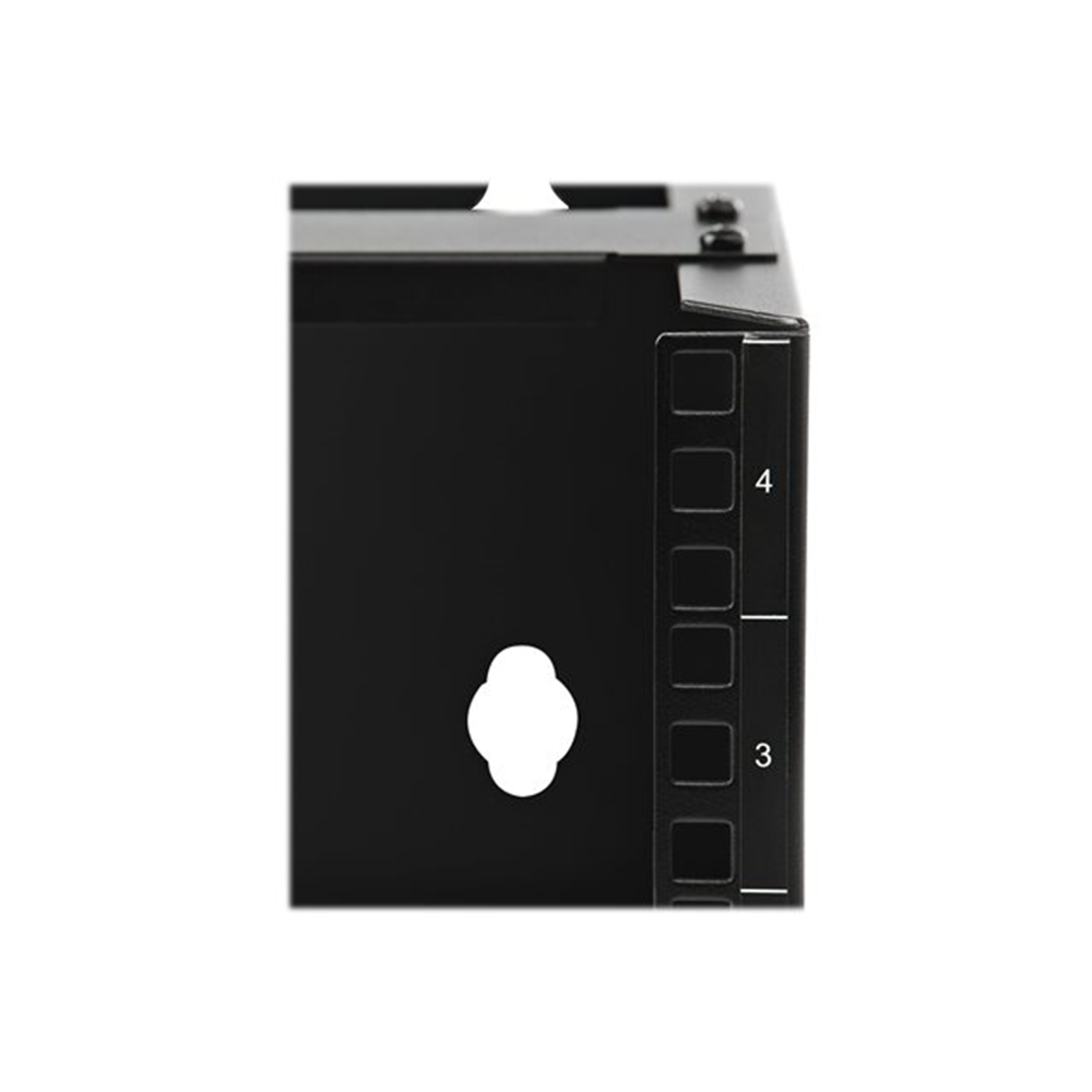 StarTech.com 4U Wall Mount Rack - 19" Wall Mount Patchpanel Bracket - 35cm Diep (Low Profile) - Muurbeugel voor Netwerk Switches, IT Apparatuur - Wandmontage - Max. 20 kg (WALLMOUNT4)