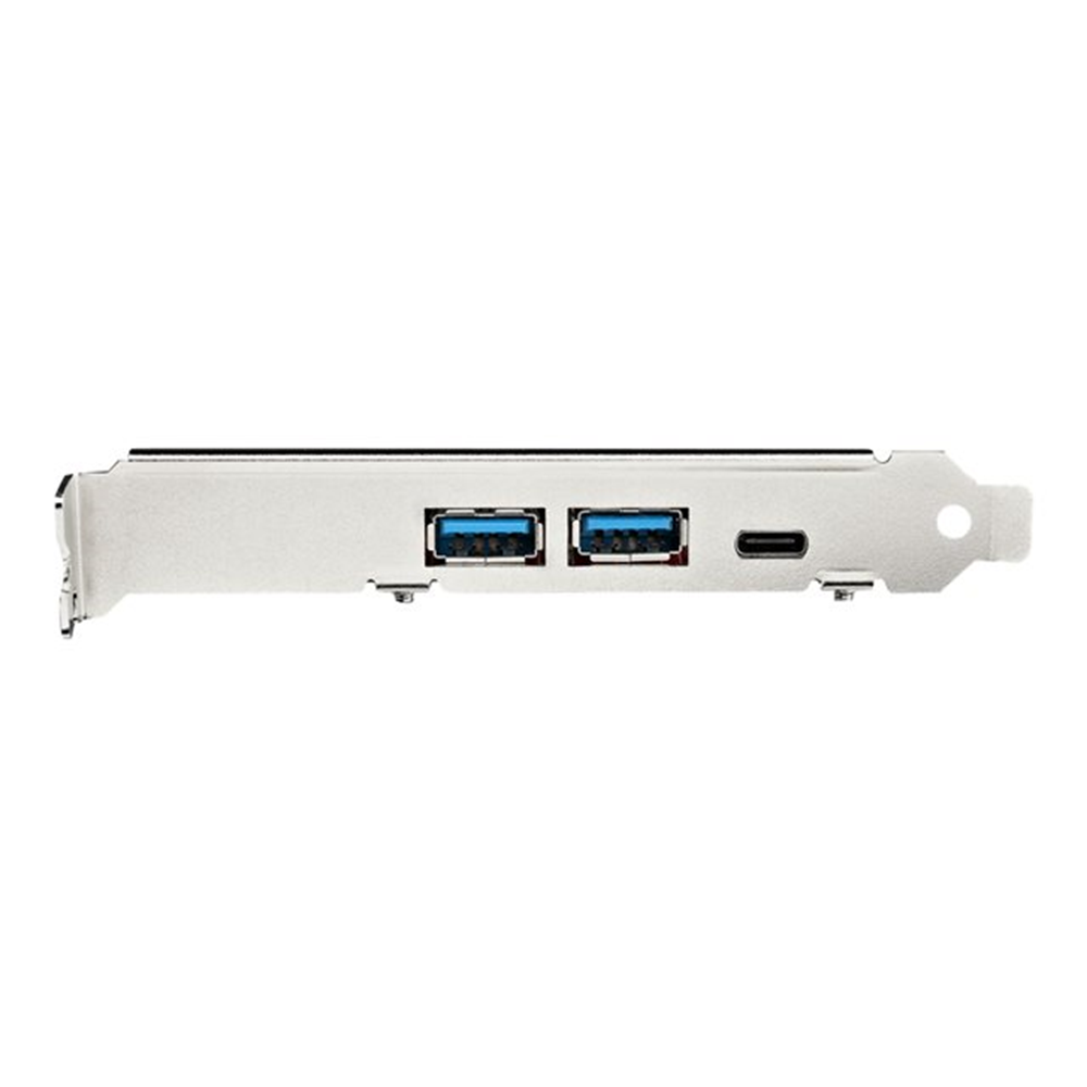 StarTech.com 5-Port USB PCIe Kaart - 10Gbps USB 3.1 Gen 2 PCIe Kaart met 1x USB-C & 2x USB-A - 1x Interne Dual Port IDC Header (2x USB 5Gbps) - USB-C PCI Express Controller Kaart (PEXUSB312A1C1H)