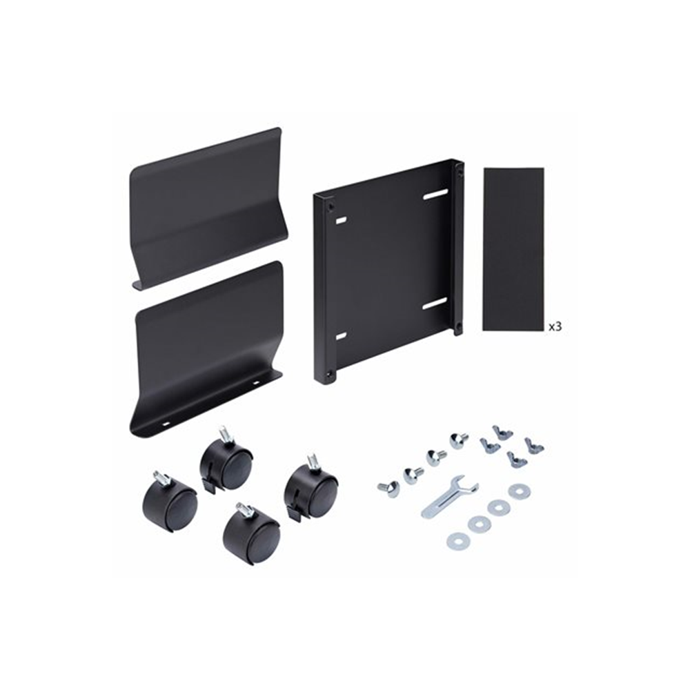 StarTech.com Computer Tower Cart Rolling CPU Caddy w/ Wheels, Adjustable