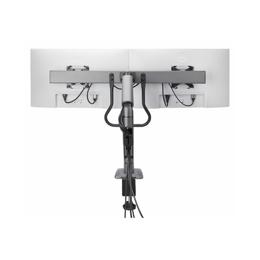 StarTech.com Desk Mount Dual Monitor Arm w/ Crossbar, Up To 27" Displays