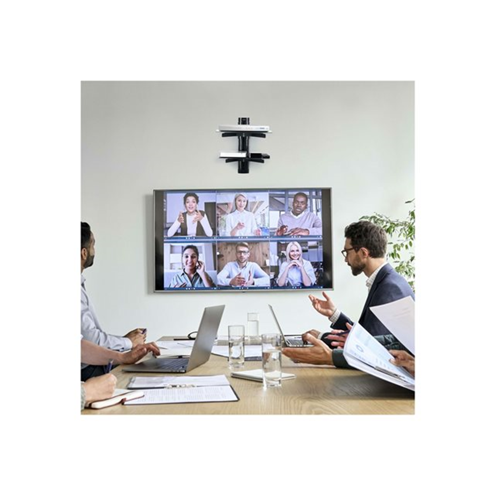 StarTech.com Dual Floating Wall-Mounted AV Shelves, Adjustable Height Shelf For Under TV, Organize A/V Equipment On Black Tempered Glass Shelves