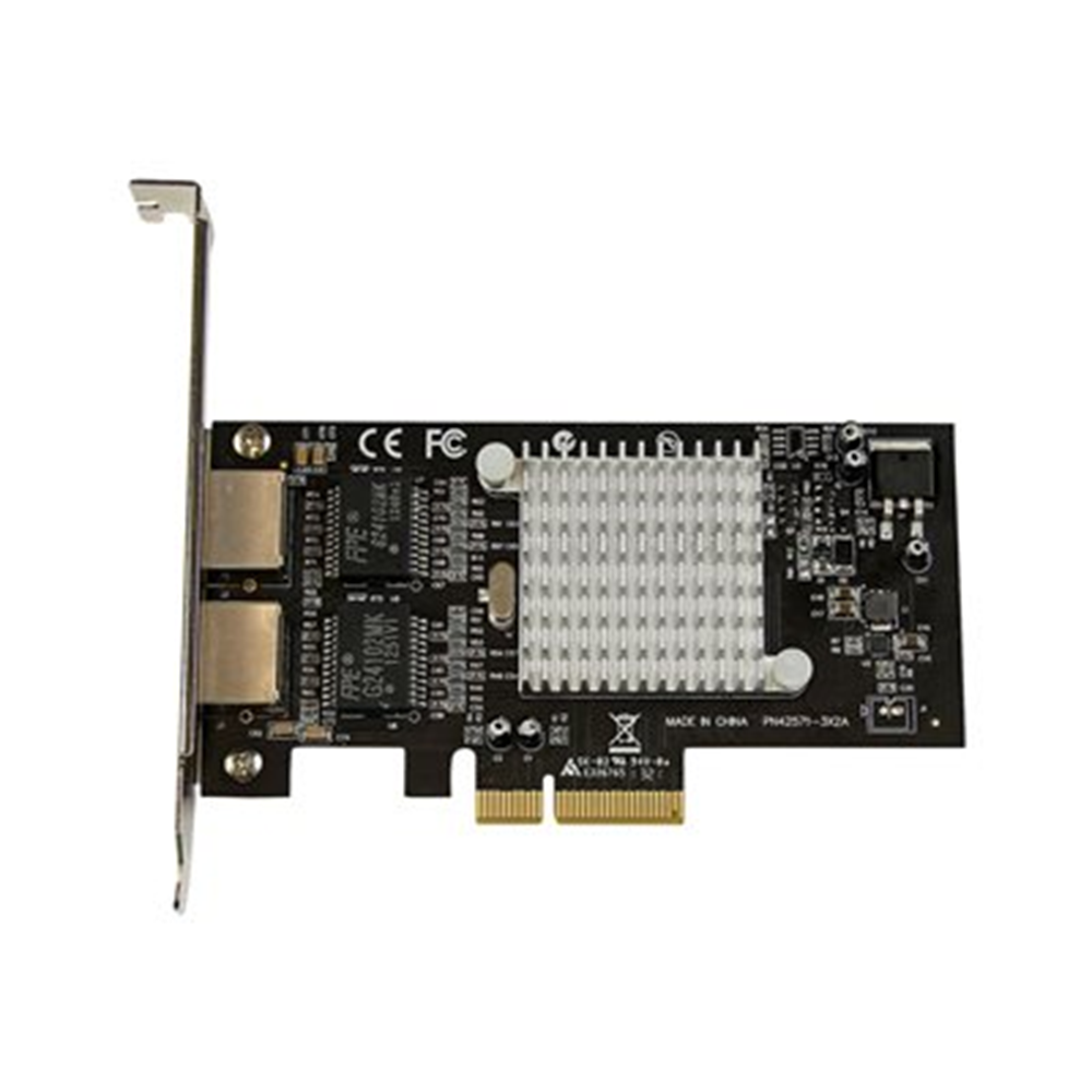 StarTech.com Dual Port PCI Express (PCIe x4) Gigabit Ethernet Server Adapter - 2 Port Network Card - Intel i350 NIC - GbE Network Card (ST2000SPEXI)